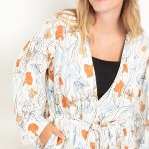 Eloquii Floral Duster/Robe Size 14/16